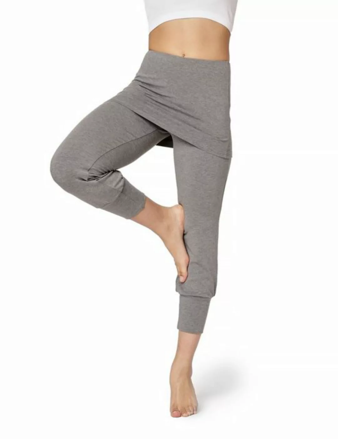 Bellivalini Leggings Yoga Leggings Damen Yogahose mit Rock 3/4 BLV50-276 (1 günstig online kaufen