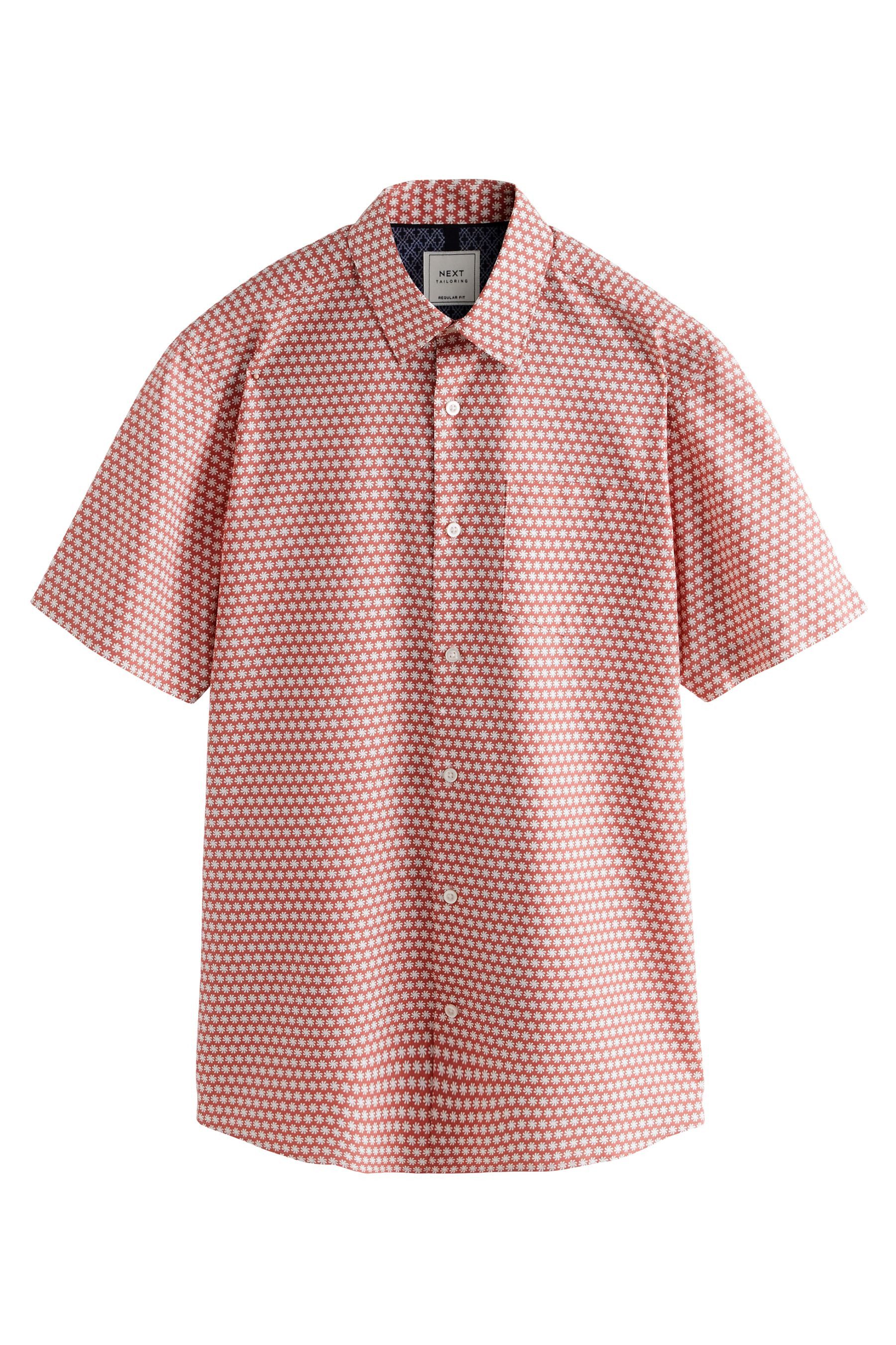 Next Businesshemd Oxford-Kurzarmhemd mit Print (1-tlg) günstig online kaufen