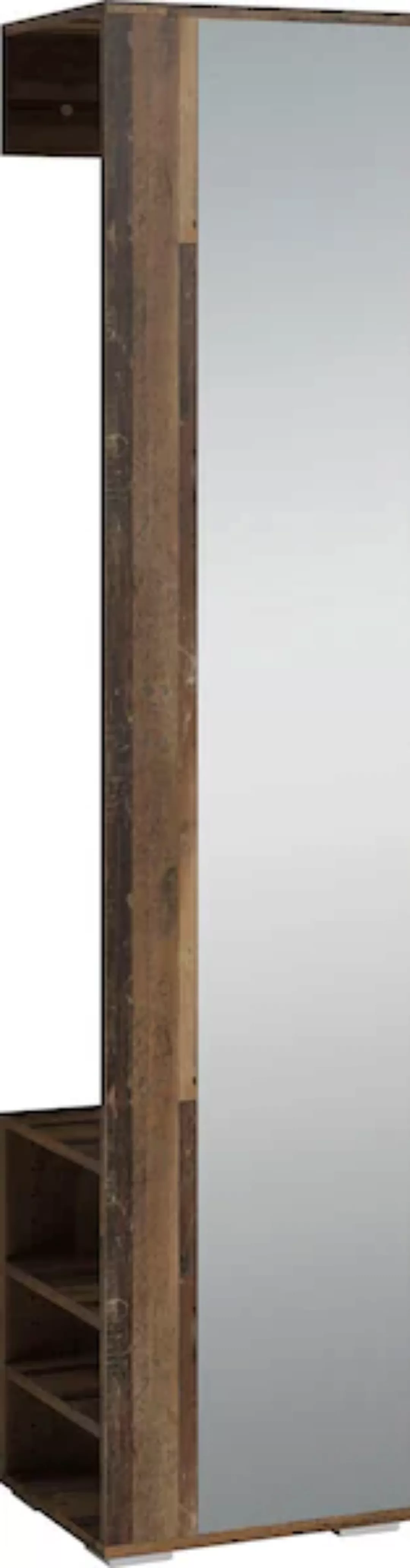 Hochschrank BEN Eiche Old Wood Nachbildung B/H/T: ca. 40x184x35 cm günstig online kaufen