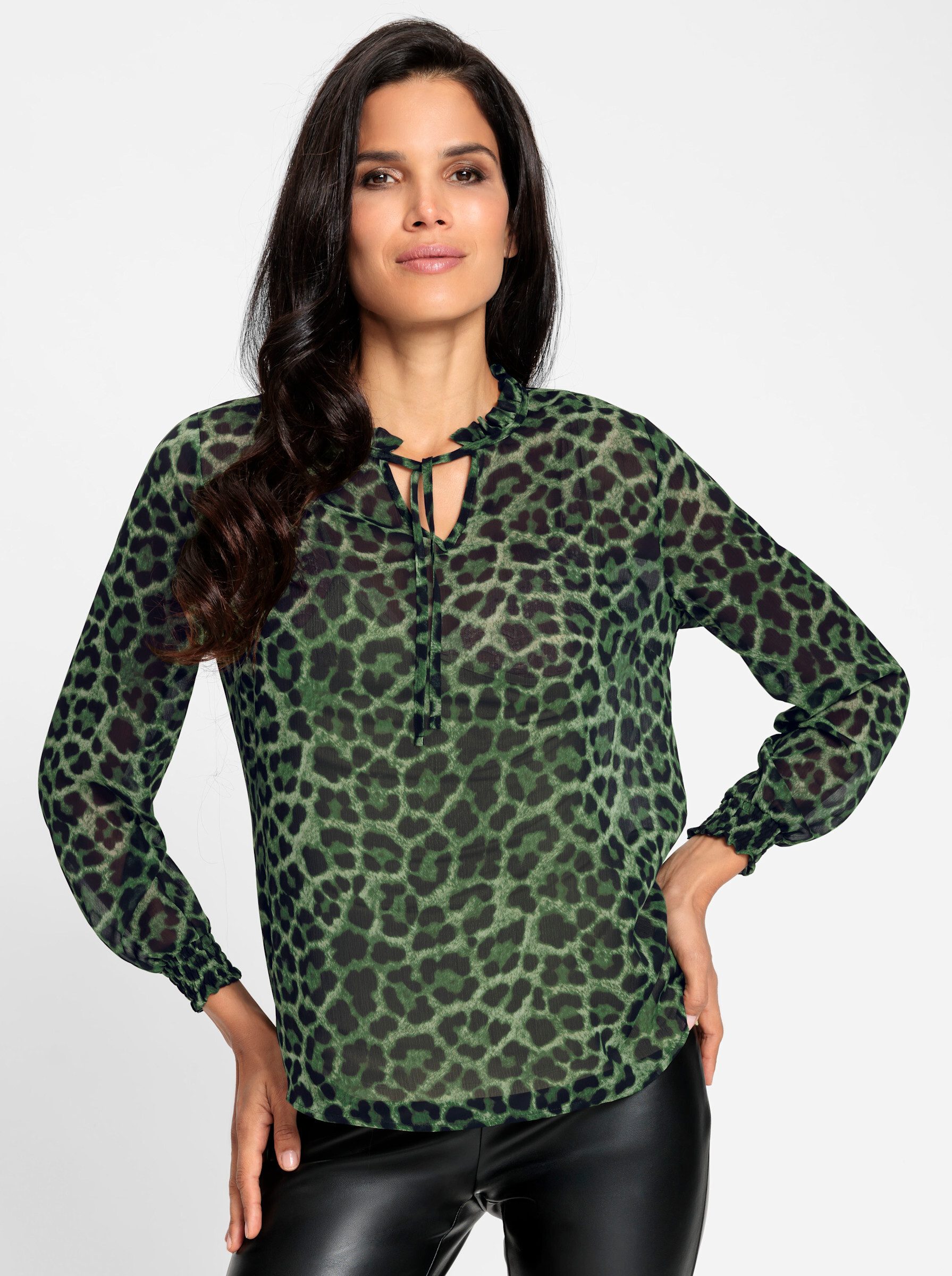 heine Klassische Bluse Druckbluse günstig online kaufen