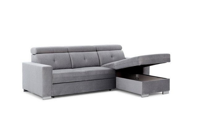 Luxusbetten24 Schlafsofa Designer Sofa Ferila, mit Schlaf- und Klappfunktio günstig online kaufen