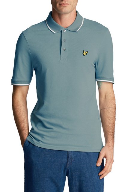 Lyle & Scott Poloshirt, Pique Baumwolle, Mit Kontrastdetails günstig online kaufen