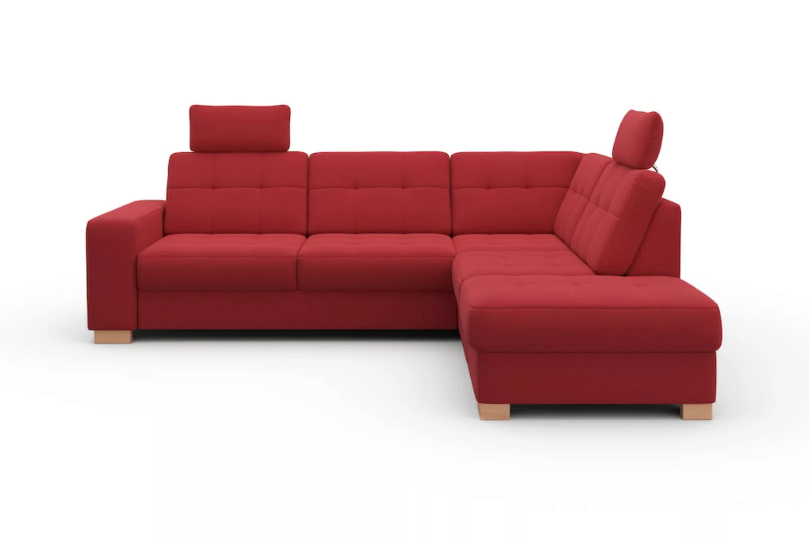 sit&more Ecksofa »Quincy L-Form«, wahlweise mit Bettfunktion und Bettkasten günstig online kaufen