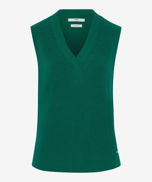 Brax Strickjacke uni passform textil (1-tlg) günstig online kaufen