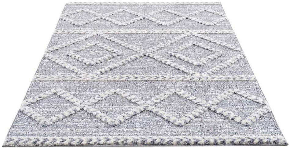 Carpet City Hochflor-Teppich »Focus 3022«, rechteckig, 20 mm Höhe, Läufer, günstig online kaufen