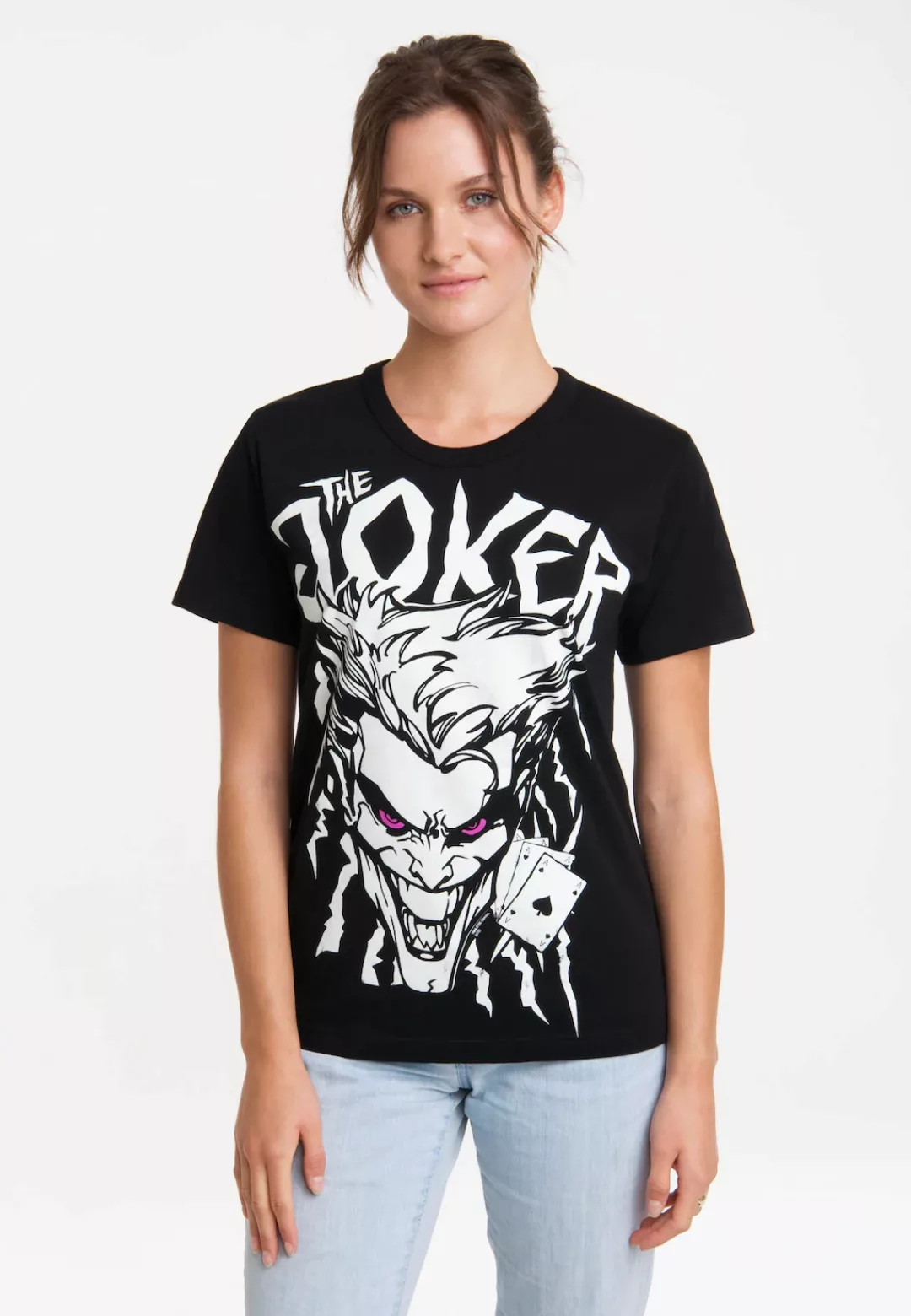 LOGOSHIRT T-Shirt "DC Comics - Joker" günstig online kaufen