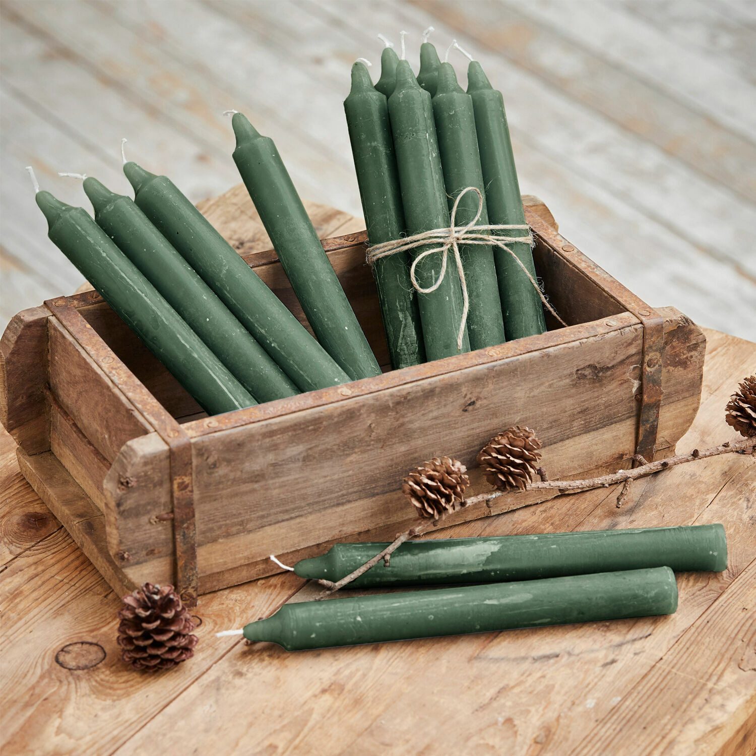 Mirabeau Stumpenkerze Kerze 12er Set Bauceau günstig online kaufen