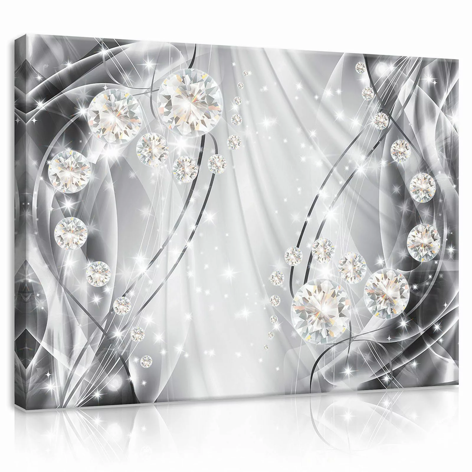Wallarena Leinwandbild Abstrakt Modern Wandbild Leinwand günstig online kaufen