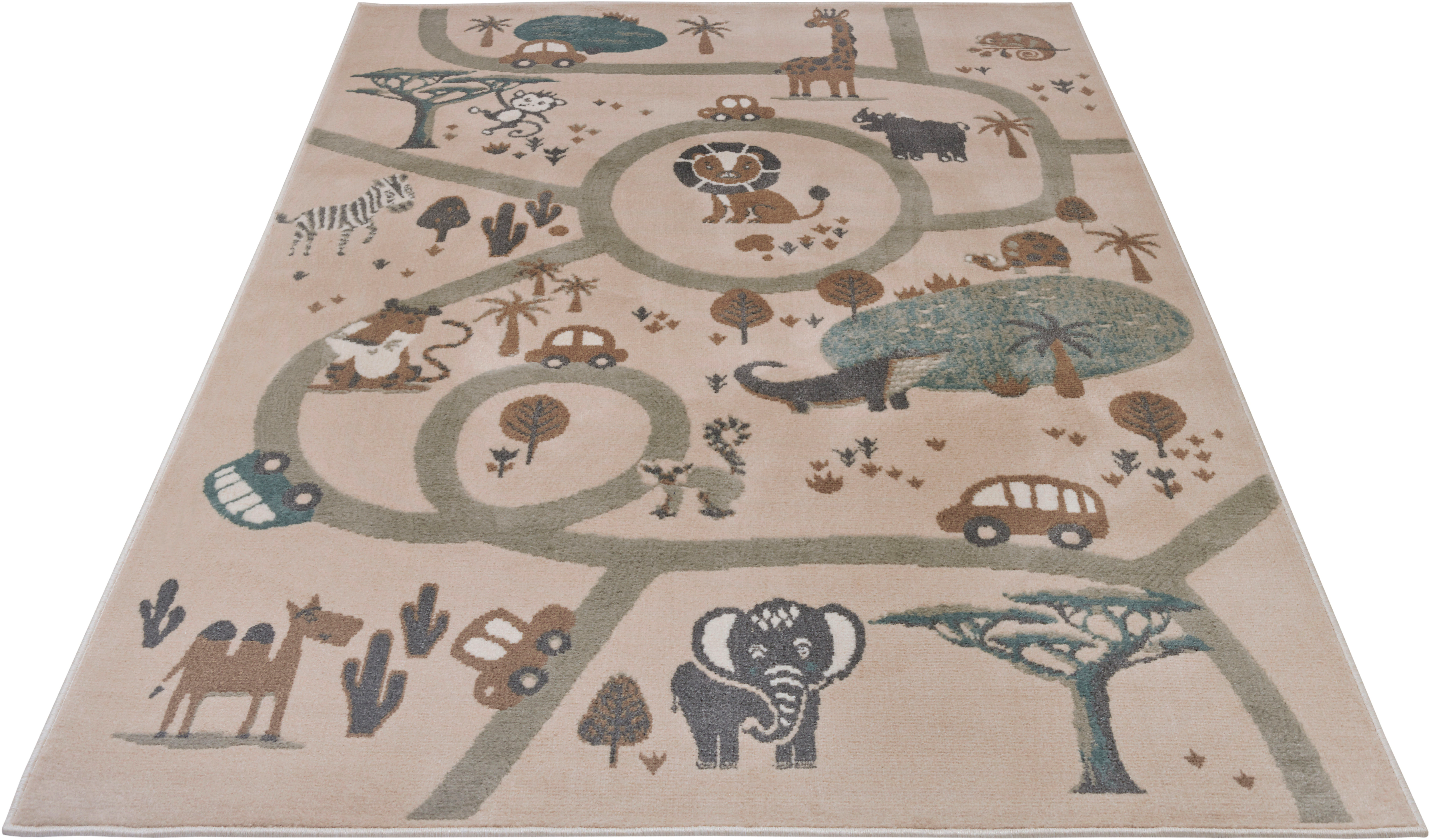 HANSE Home Kinderteppich »Adventures Animal Park«, rechteckig, Spielteppich günstig online kaufen