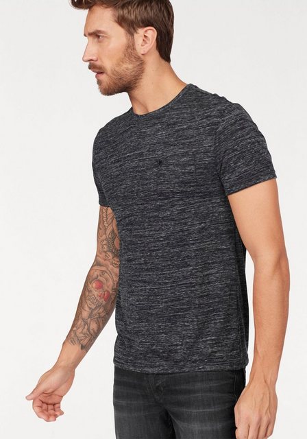 Bruno Banani T-Shirt, Kurzarm, Slim Fit, unifarben, Rundhalsausschnitt günstig online kaufen