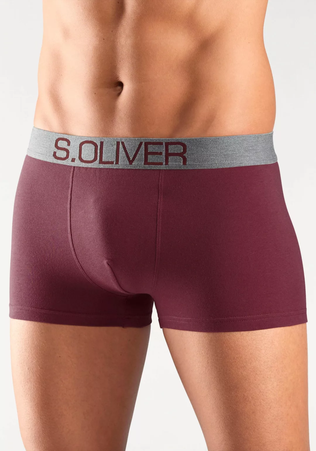 s.Oliver Boxer "Boxershorts für Herren", (Packung, 4 St.), mit kontrastfarb günstig online kaufen