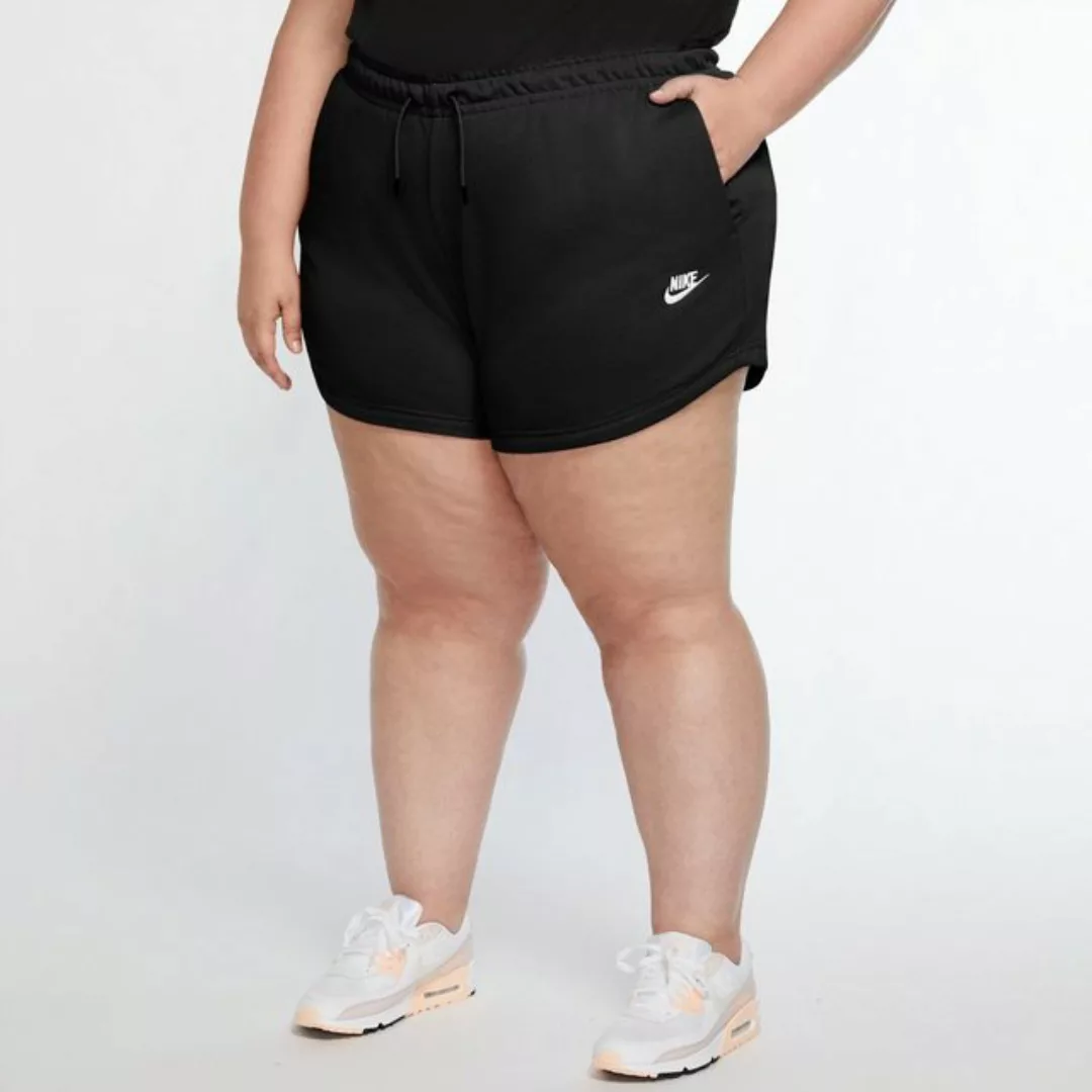 Nike Sportswear Shorts In Großen Größen 3X Black / White günstig online kaufen