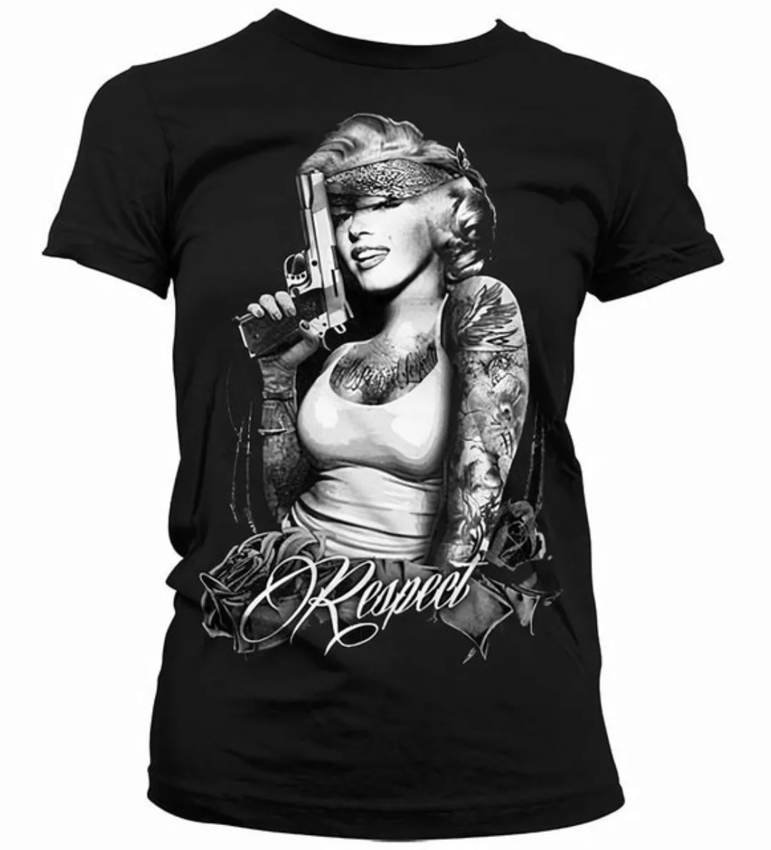 Marilyn Monroe T-Shirt Respect Girly T-Shirt günstig online kaufen