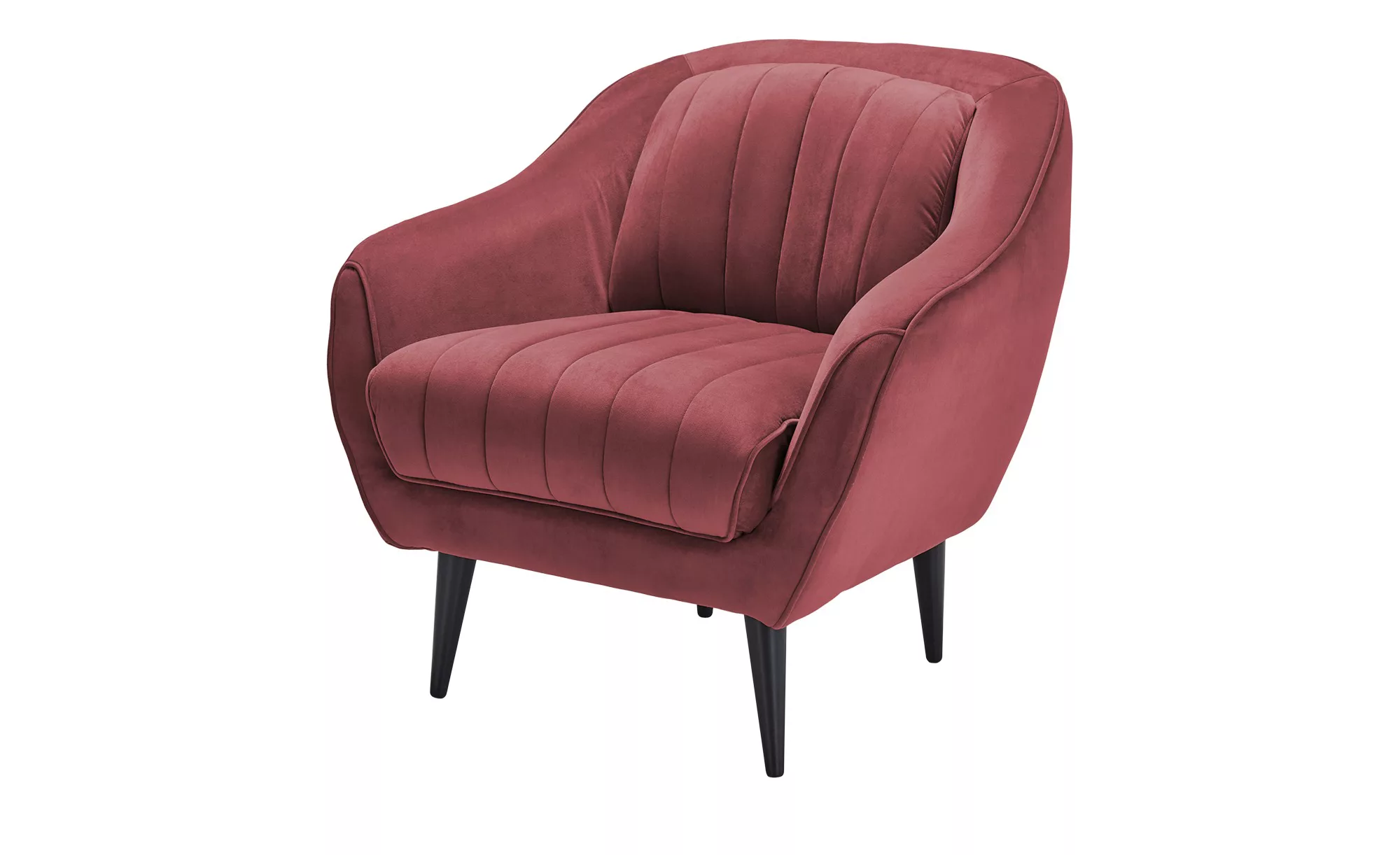 Sessel  Sophia ¦ rot ¦ Maße (cm): B: 86 H: 83 T: 90 Polstermöbel > Sessel > günstig online kaufen