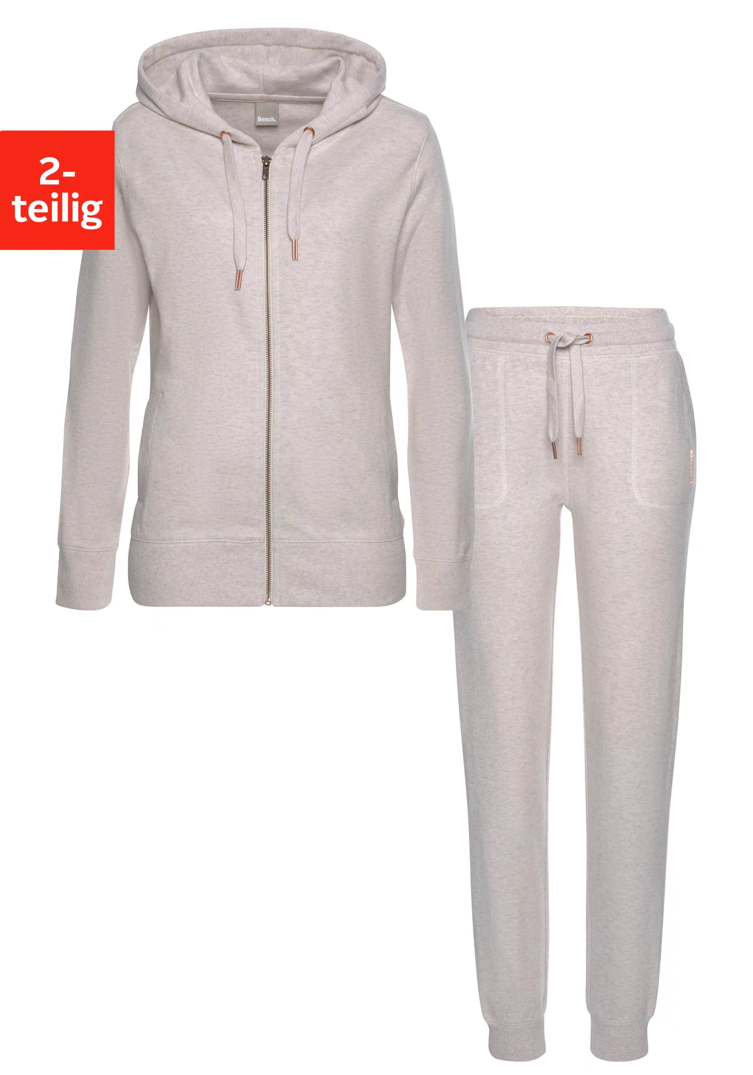 Bench. Loungewear Loungeanzug, (Set, 2 tlg., 1 Stück), mit goldenem Logomot günstig online kaufen