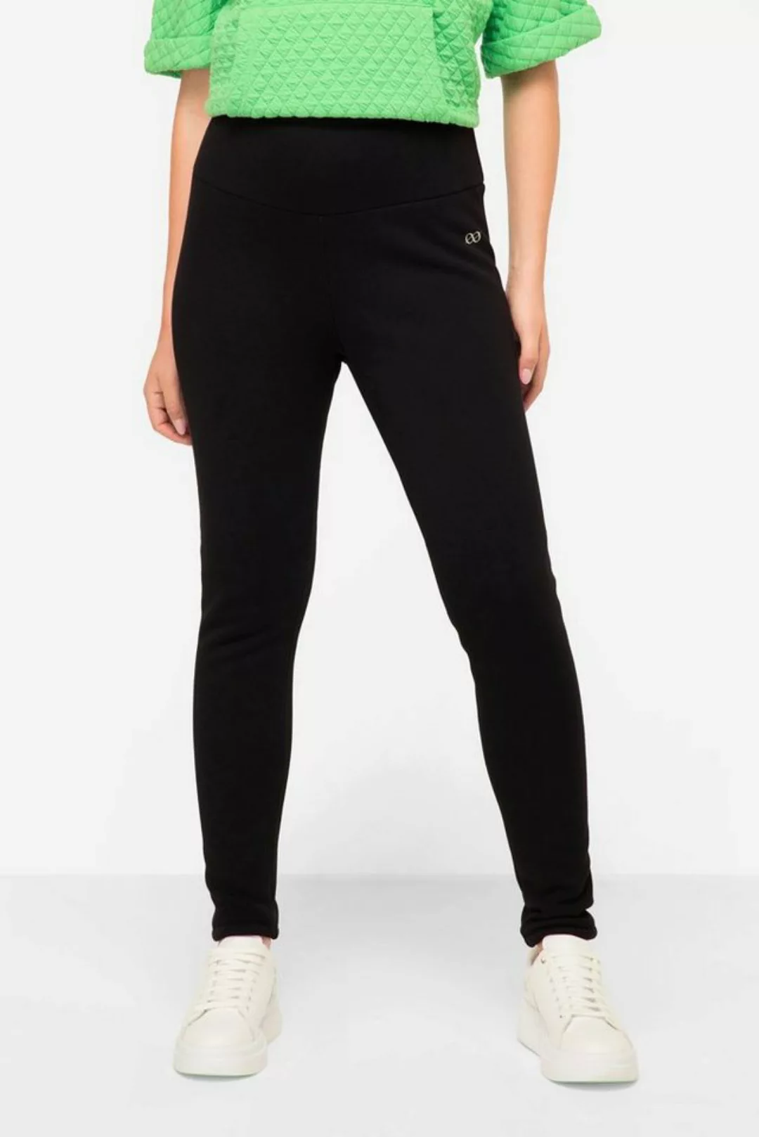 Laurasøn Lederimitathose Leggings Teddy-Futter extra warm High Waist günstig online kaufen