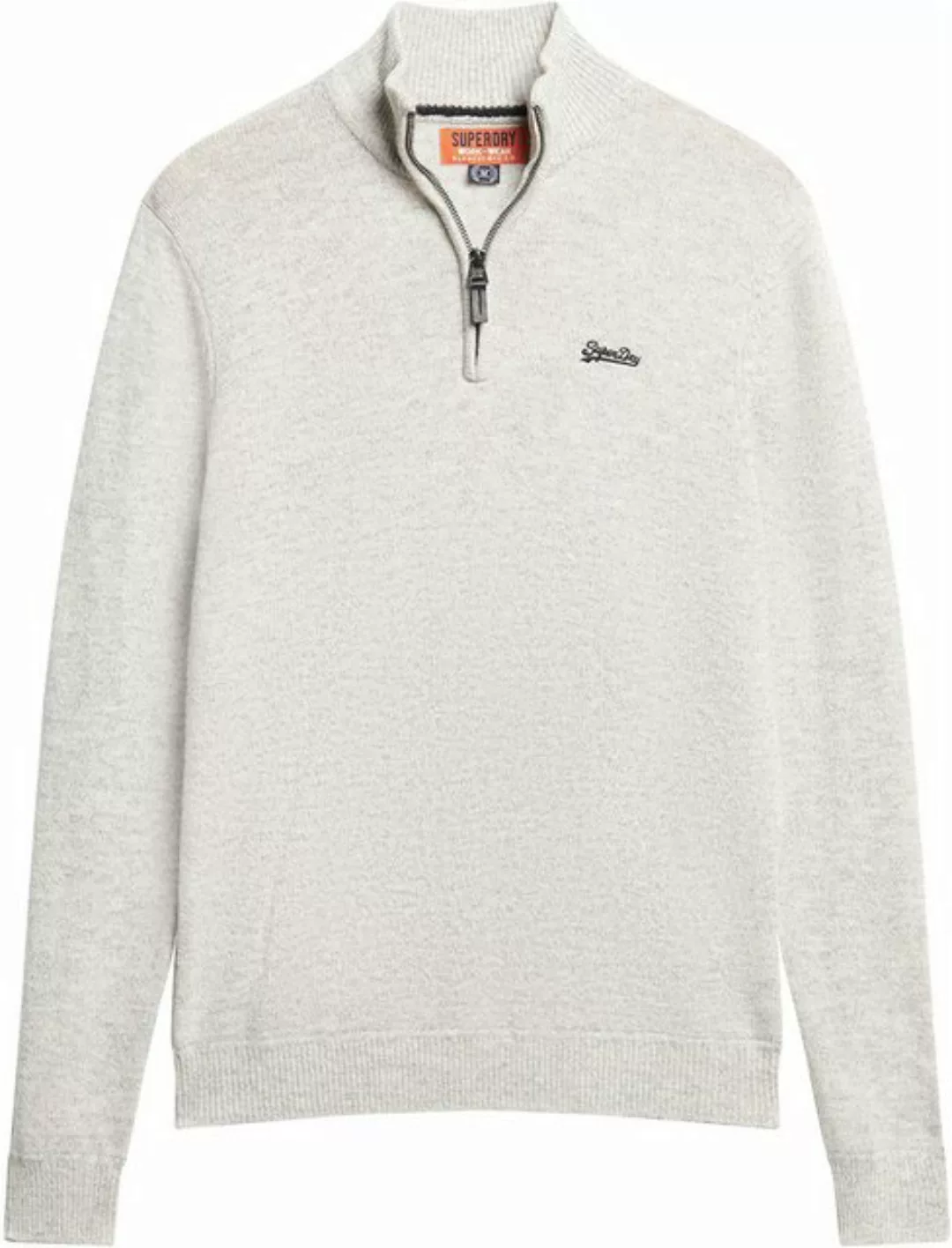 Superdry Stehkragenpullover ESSENTIAL EMB KNIT HENLEY günstig online kaufen