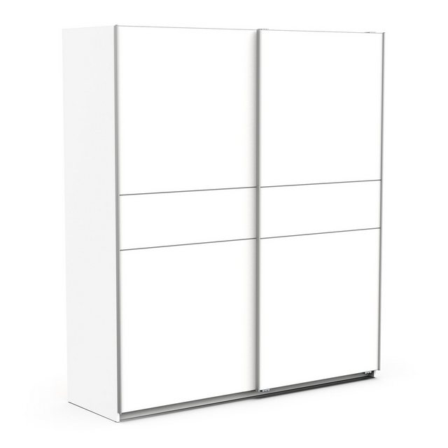 freiraum Schiebetürenschrank GHOST in Matt weiß - 178,1x203x59,9cm (BxHxT) günstig online kaufen