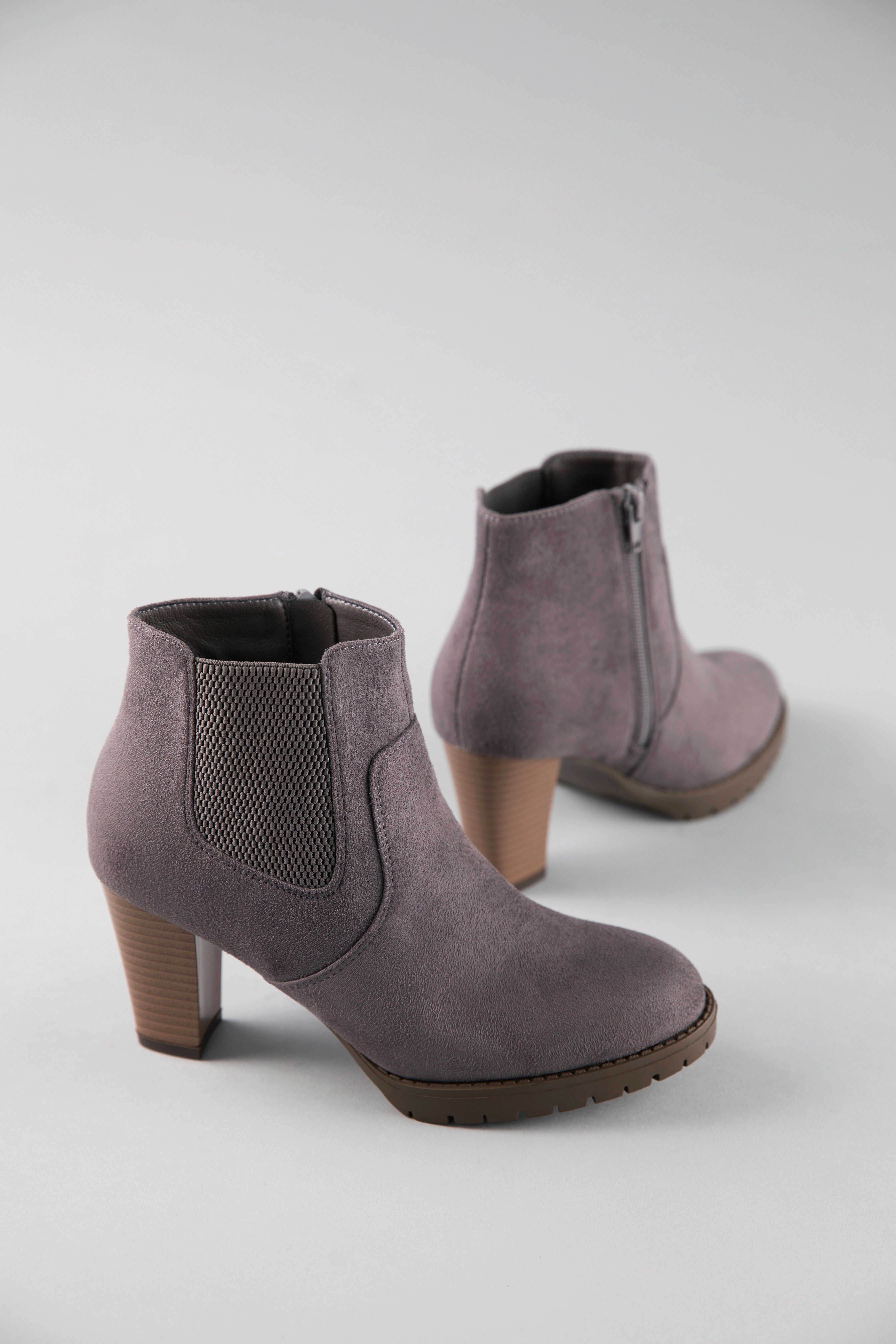 Aniston SHOES Stiefelette, Ankleboots mit seitlichem Stretcheinsatz - NEUE günstig online kaufen