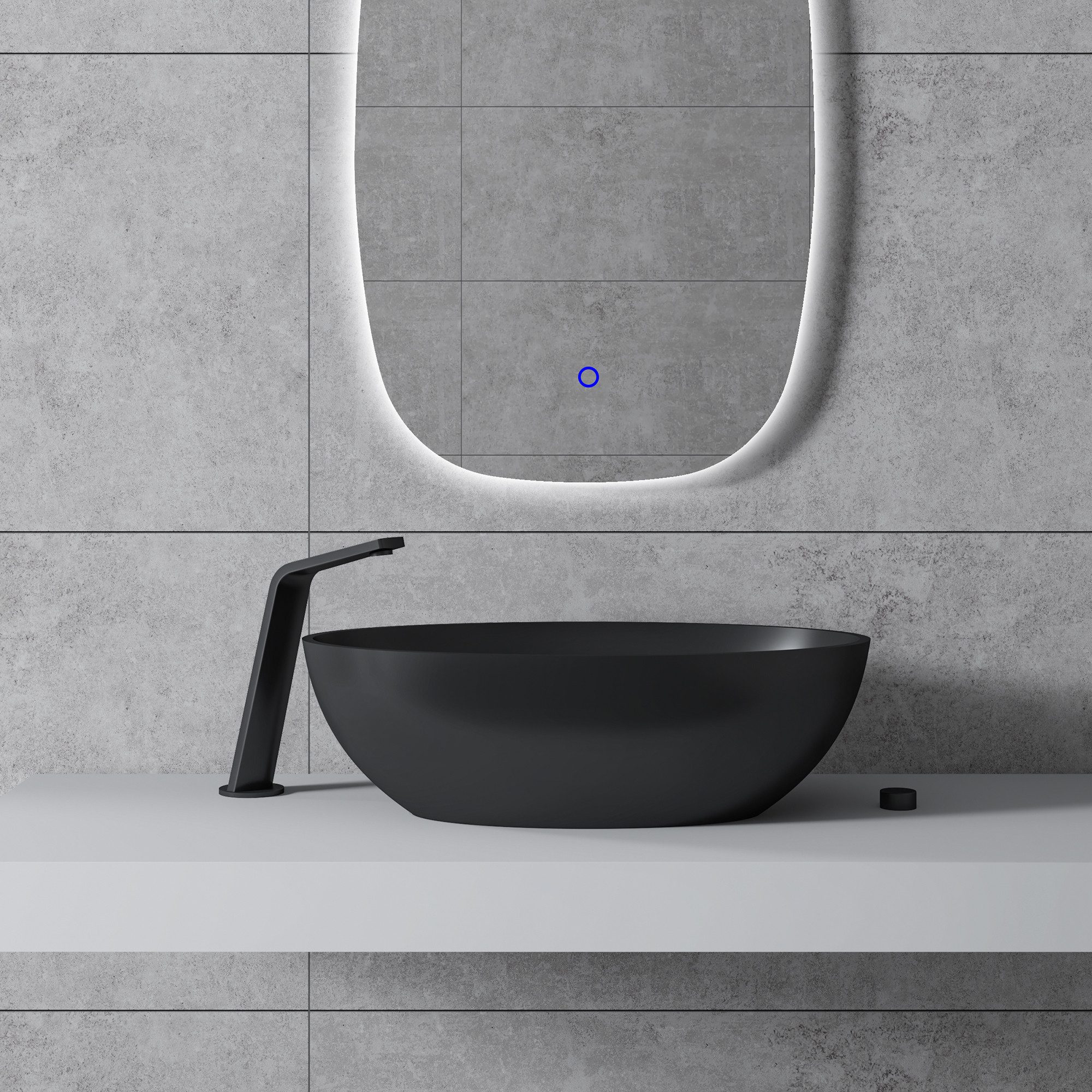 Bernstein Waschbecken RELAX, Mineralguss Solid Stone günstig online kaufen