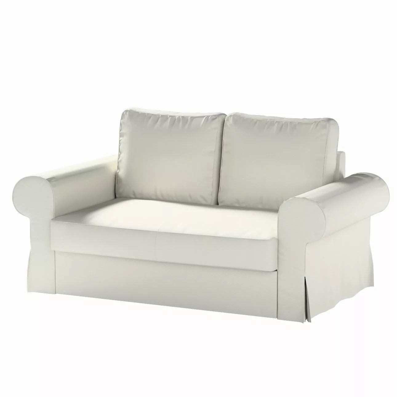 Bezug für Backabro 2-Sitzer Sofa ausklappbar, hellgrau, Bezug für Backabro günstig online kaufen