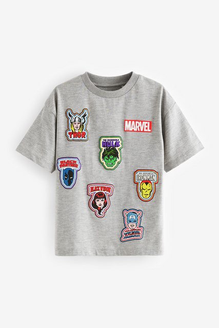 Next T-Shirt Lizenziertes Kurzarm-T-Shirt, Marvel Avengers (1-tlg) günstig online kaufen