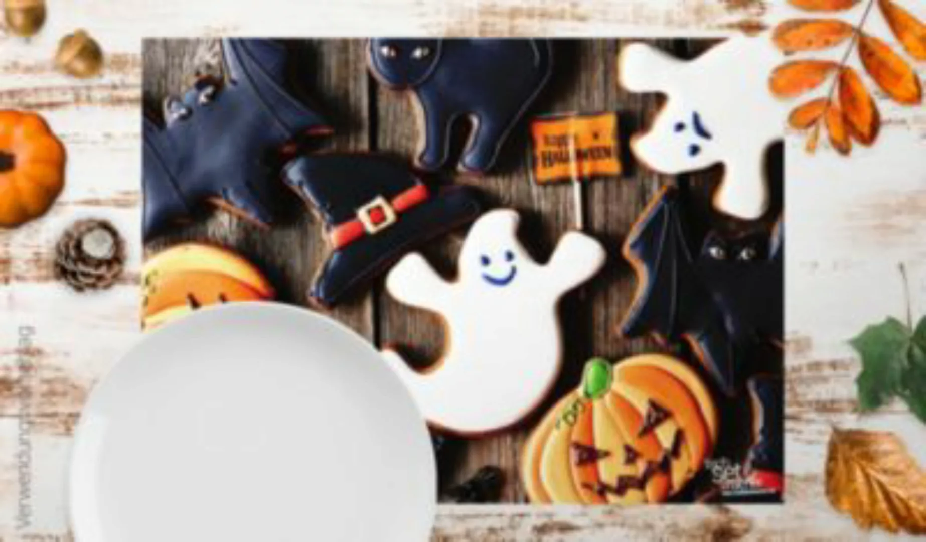 tischsetmacher Tischset Platzsets - Halloween - Fähnchen - 12 Stück aus hoc günstig online kaufen