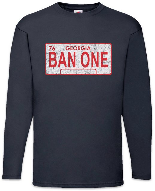 Urban Backwoods Langarmshirt Ban One Sign License Plate Langarm T-Shirt Smo günstig online kaufen