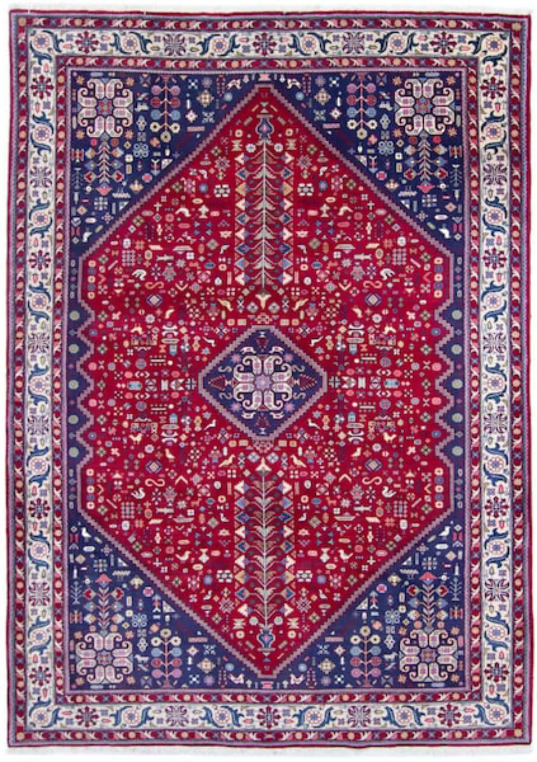 morgenland Wollteppich »Abadeh Medaillon Rosso 303 x 208 cm«, rechteckig günstig online kaufen