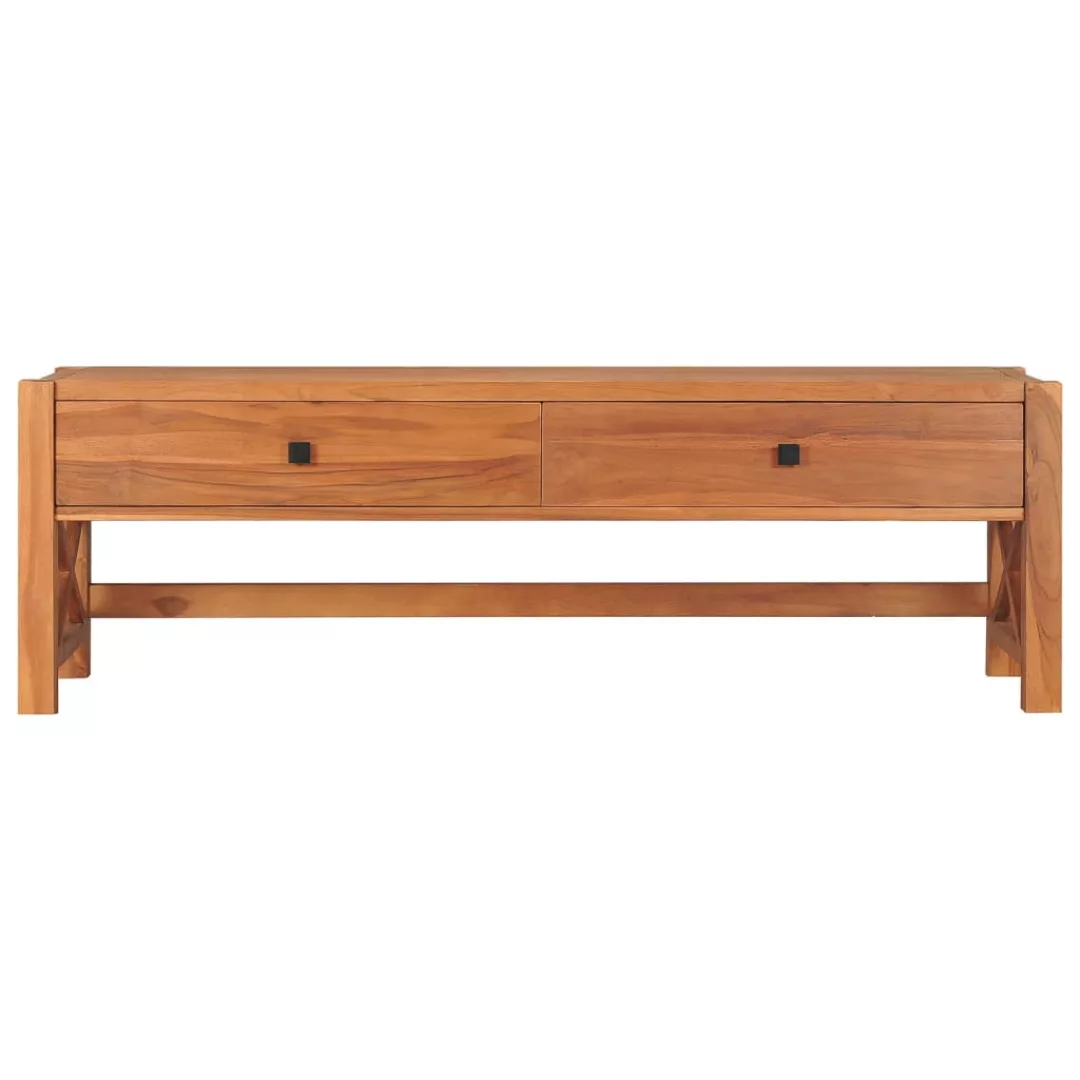 Vidaxl Tv-schrank Mit Schubladen 120x40x45 Cm Massivholz Teak günstig online kaufen