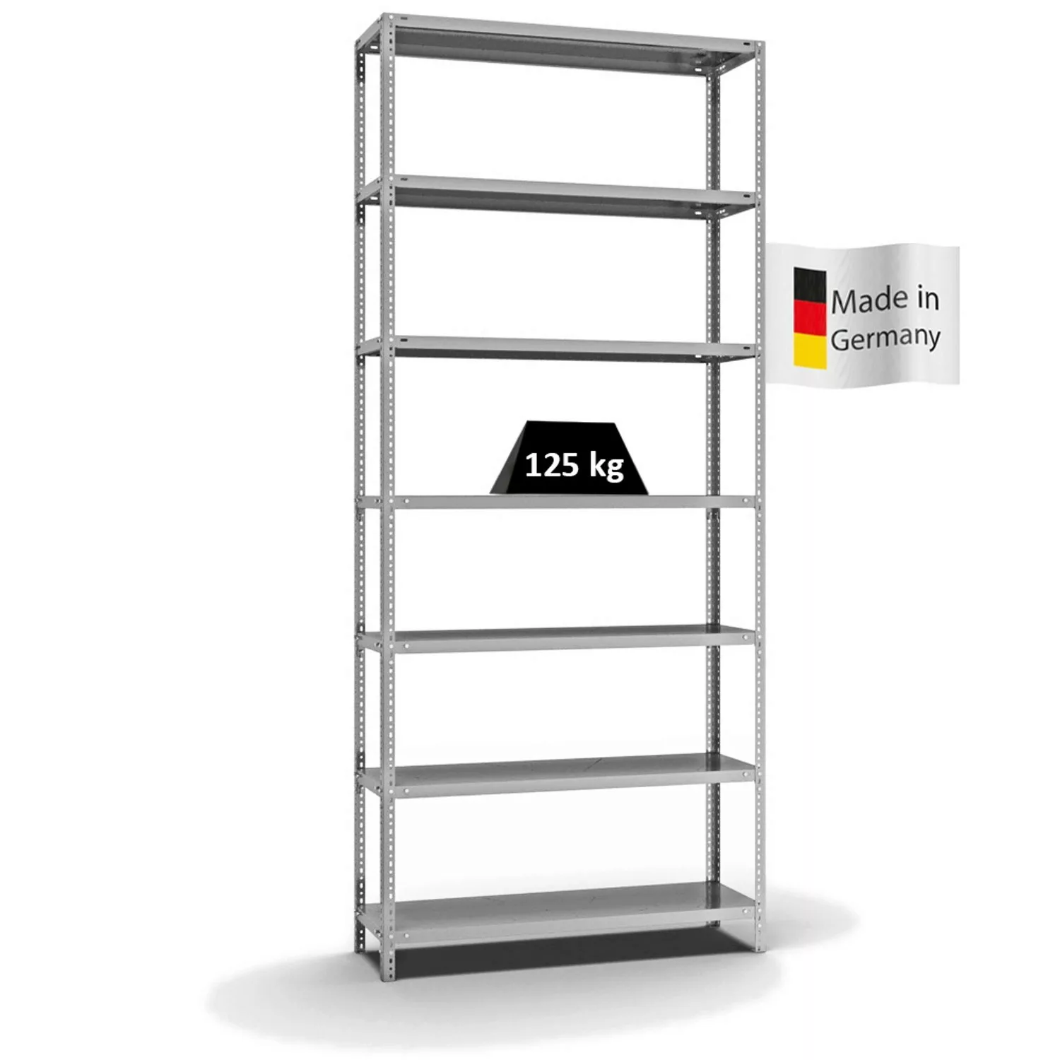 PROREGAL Fachbodenregal Schraubsystem Light-Duty Grundregal HxBxT 300 x 130 günstig online kaufen