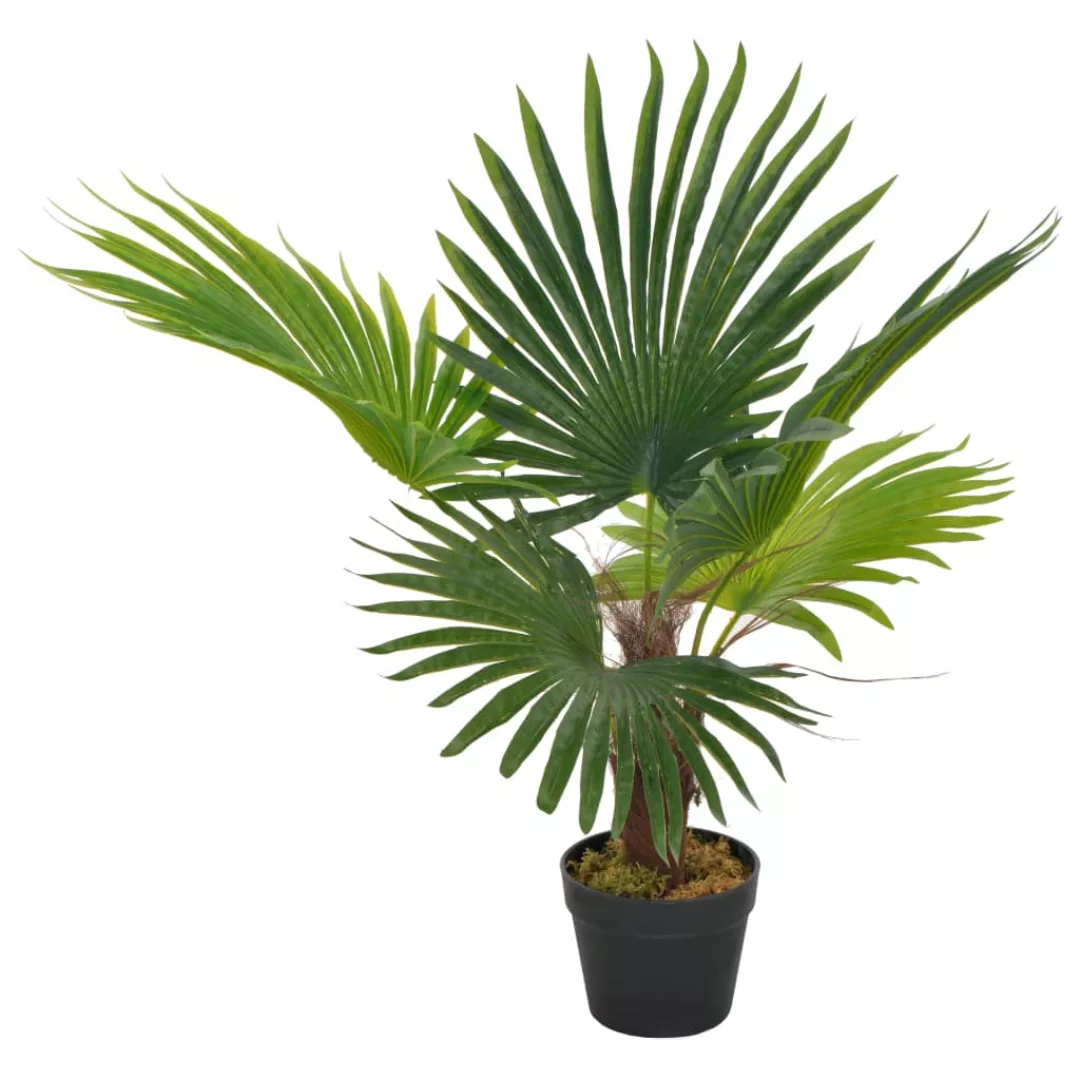 Künstliche Pflanze Palme Mit Topf Grün 70 Cm günstig online kaufen