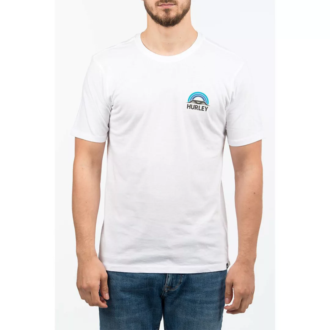 Hurley Everyday Washed A Frame Kurzärmeliges T-shirt L White günstig online kaufen