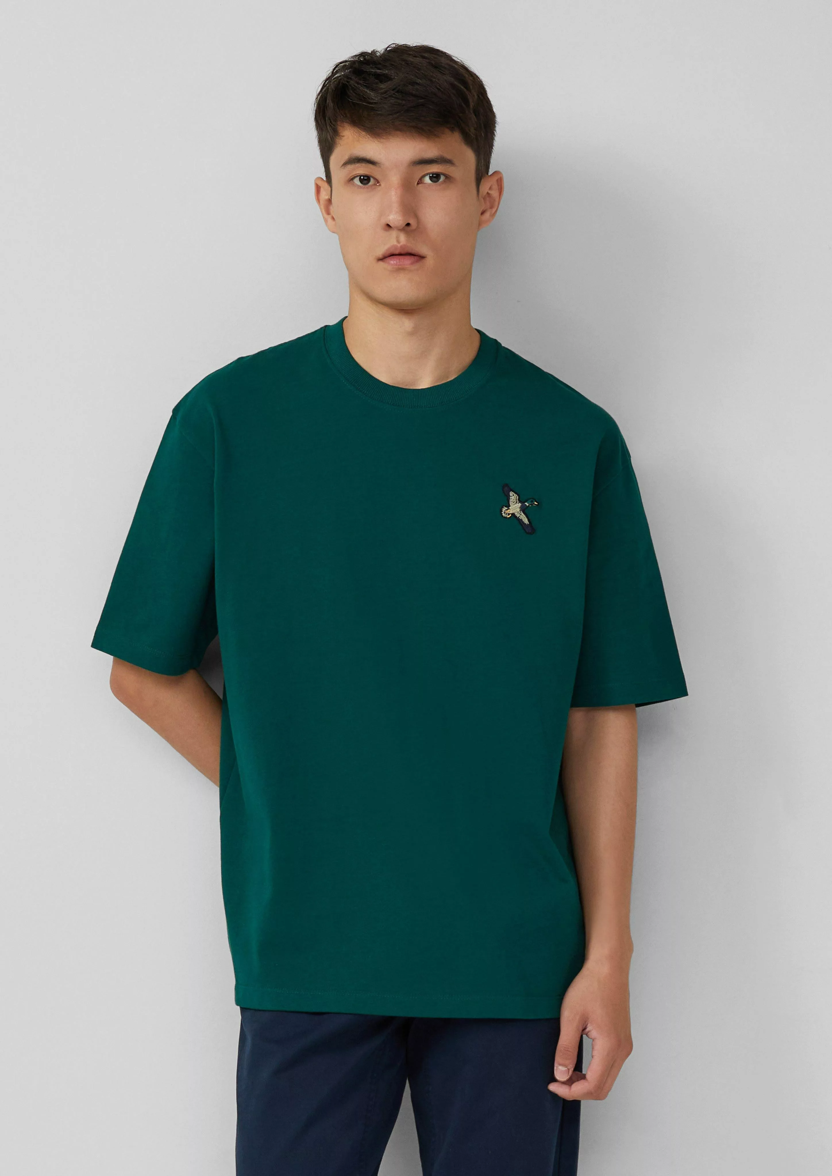 s.Oliver Kurzarmshirt Heavy Jersey T-Shirt im günstig online kaufen
