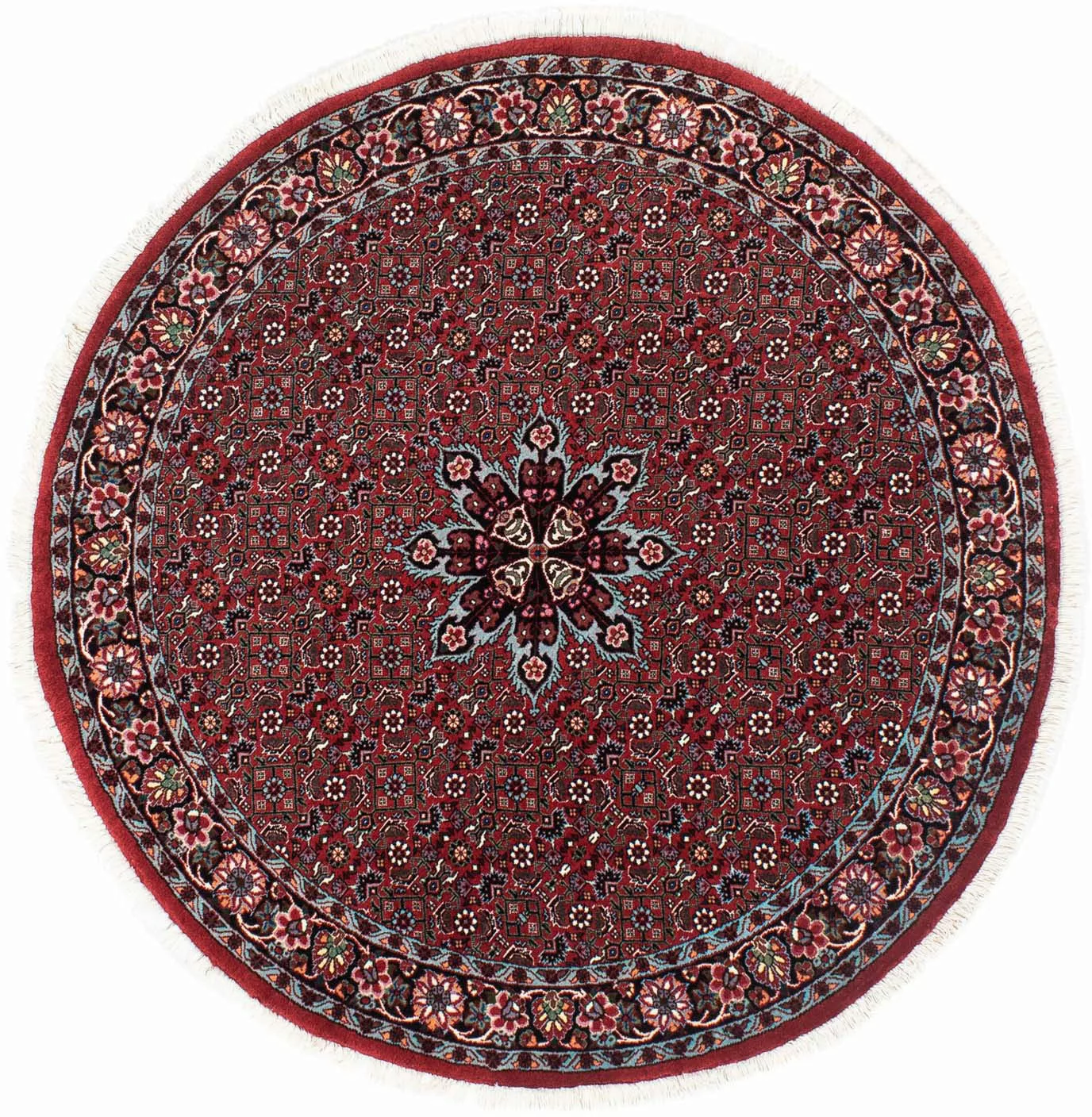 morgenland Orientteppich »Perser - Bidjar rund - 120 x 120 cm - dunkelrot«, günstig online kaufen