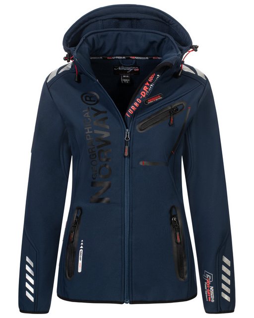 Geographical Norway Softshelljacke Damen Softshelljacke Übergangsjacke Früh günstig online kaufen