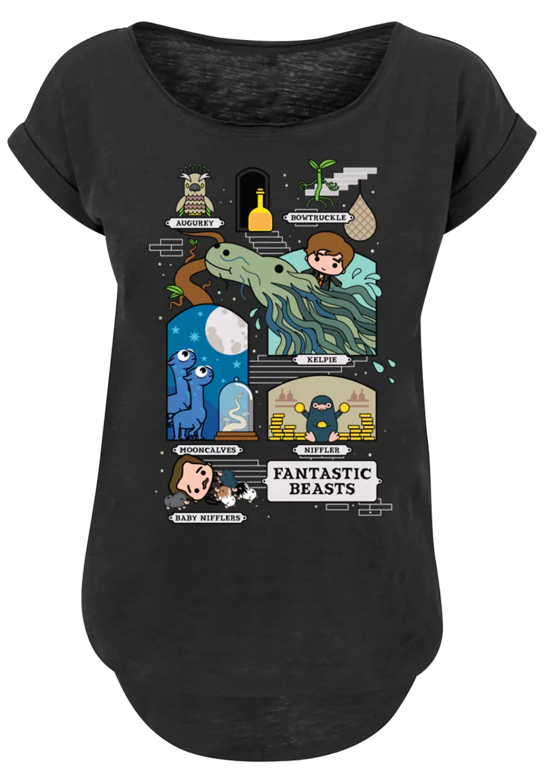 F4NT4STIC T-Shirt "Phantastische Tierwesen Chibi Newt", Print günstig online kaufen