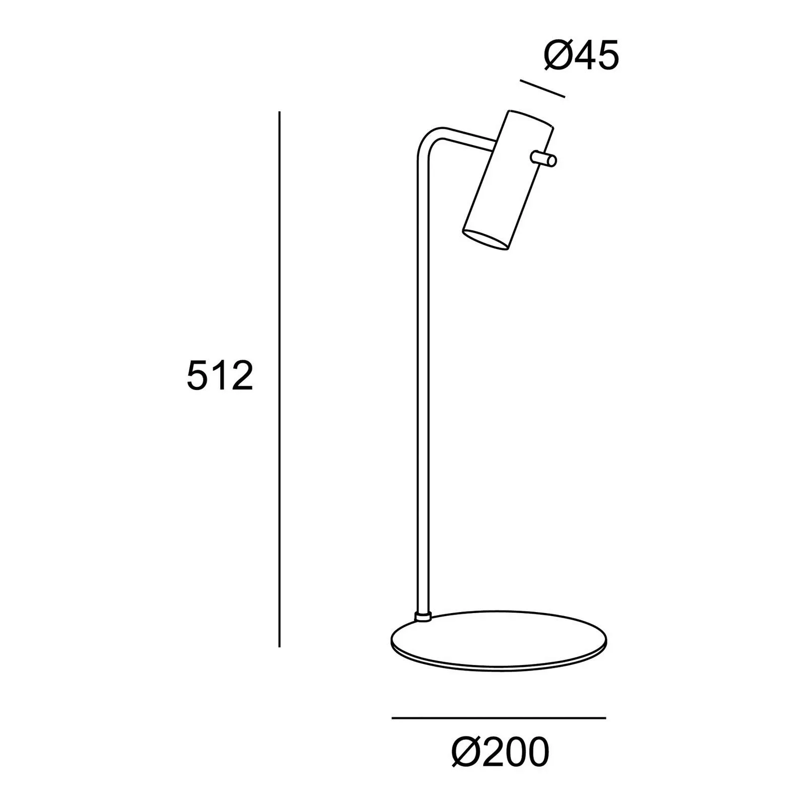 LEDS-C4 Nude Curved Tischleuchte E27 grau/schwarz günstig online kaufen