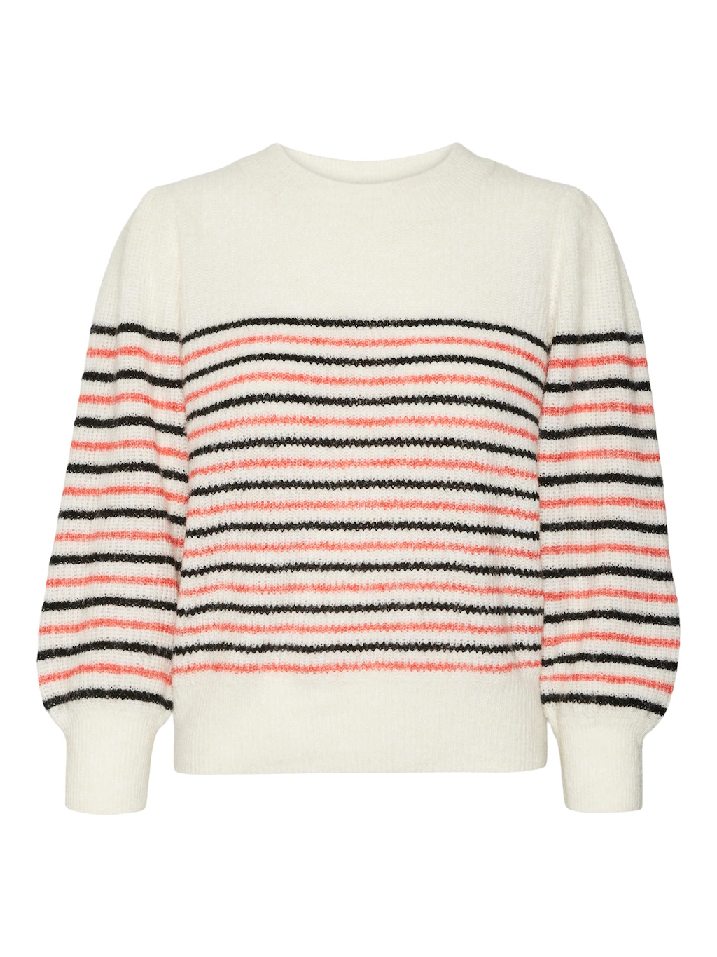 Vero Moda Rundhalspullover VMVIGGA 3/4 RIB PULLOVER GA BOO REP günstig online kaufen