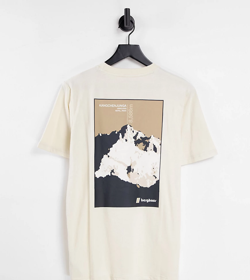 Berghaus – Kanchenjunga – T-Shirt in Beige, exklusiv bei ASOS-Neutral günstig online kaufen