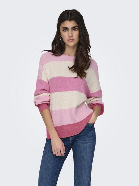 ONLY Strickpullover "ONLATIA L/S STRIPE PULLOVER KNT NOOS" günstig online kaufen