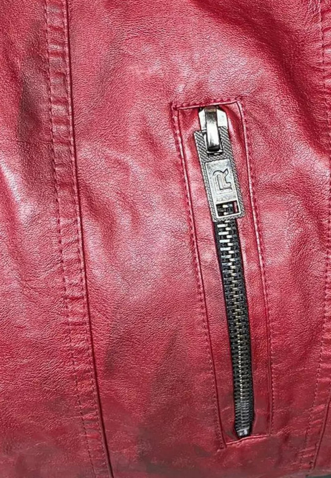 RedBridge Lederimitatjacke aus Kunstleder und abnehmbarer Kapuze hochwertig günstig online kaufen