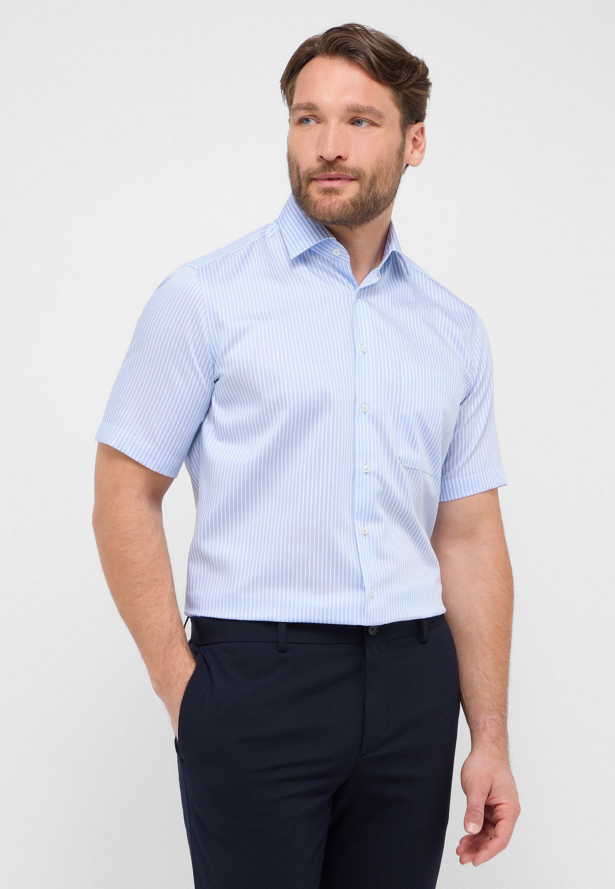 Eterna Kurzarmhemd "COMFORT FIT", NON IRON (bügelfrei) günstig online kaufen