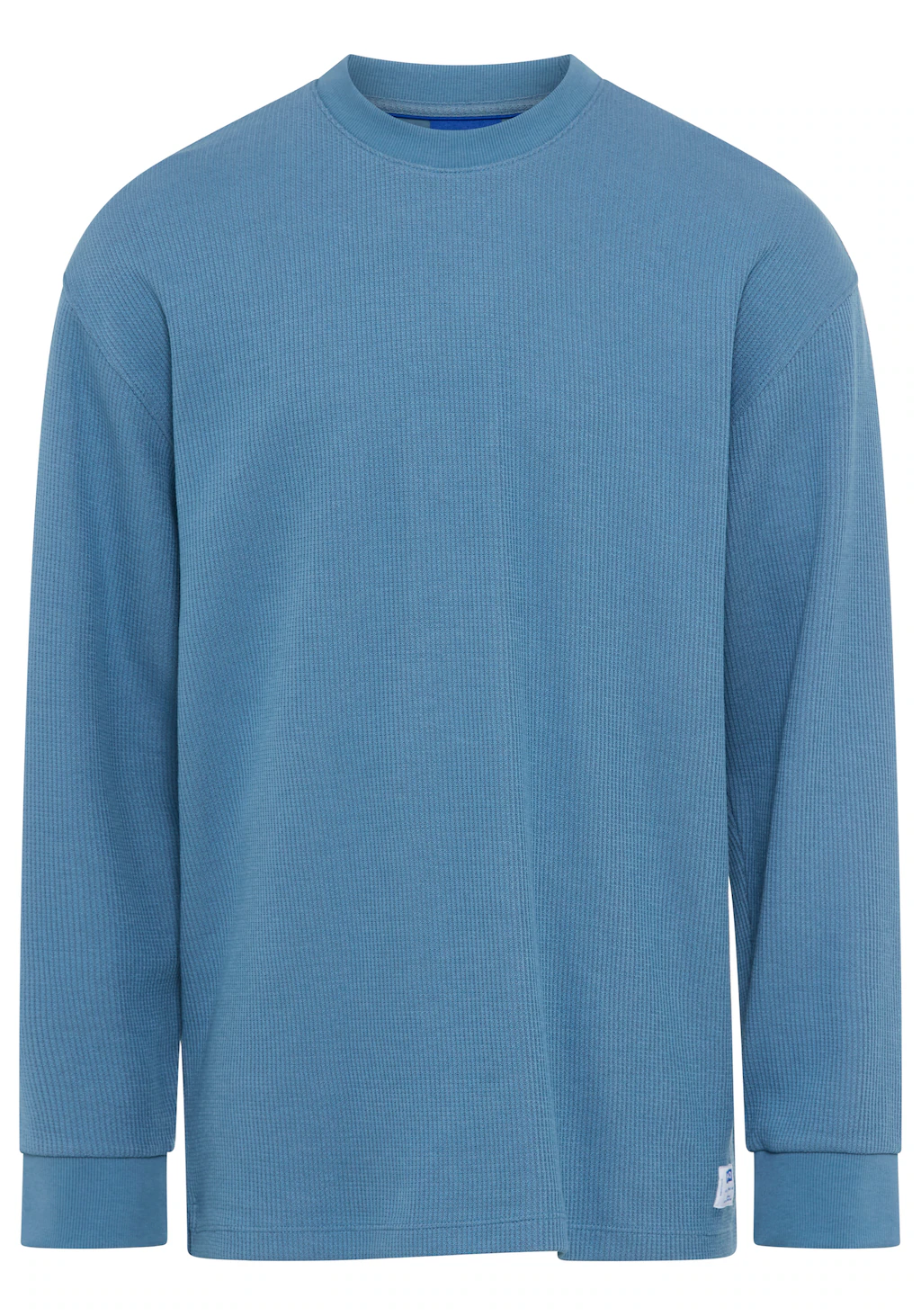 HUGO Blue Langarmshirt "Nuwolo", mit Logo-Badge günstig online kaufen