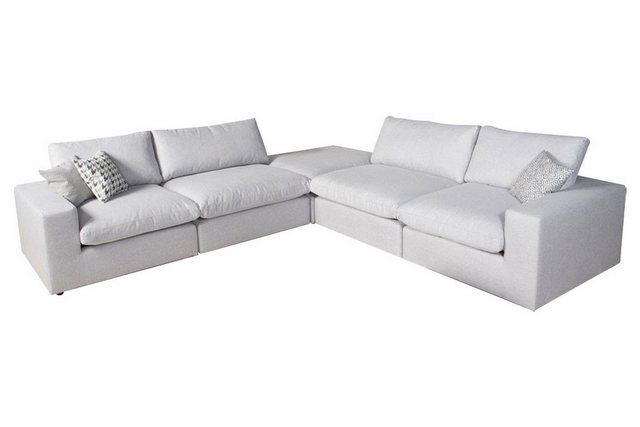 JVmoebel Ecksofa Ecksofa Sofa Wohnlandschaft Couch Polster Stoff Design, Ma günstig online kaufen