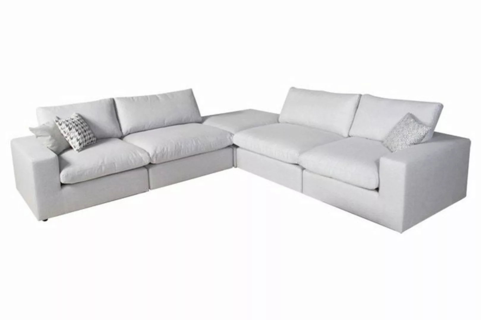 JVmoebel Ecksofa Ecksofa Sofa Wohnlandschaft Couch Polster Stoff Design, Ma günstig online kaufen