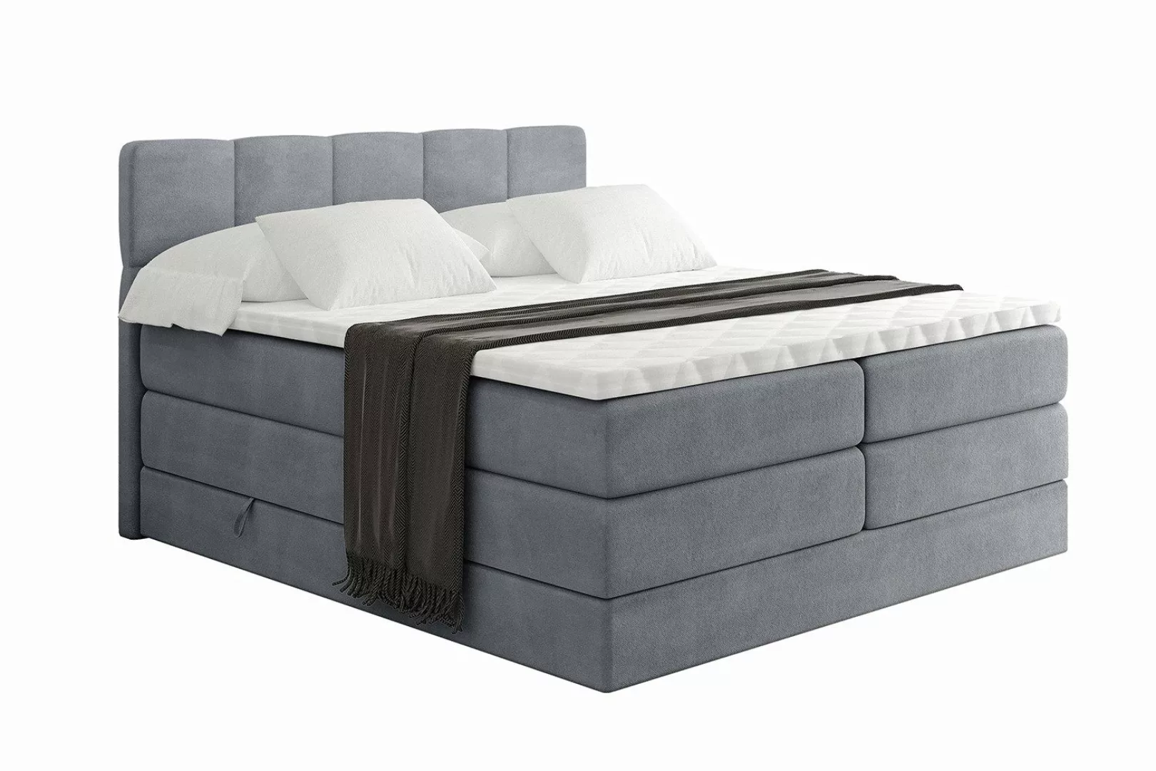 ALTDECOR Boxspringbett LIRO KING (Multipocket-Matratze H4, günstig online kaufen