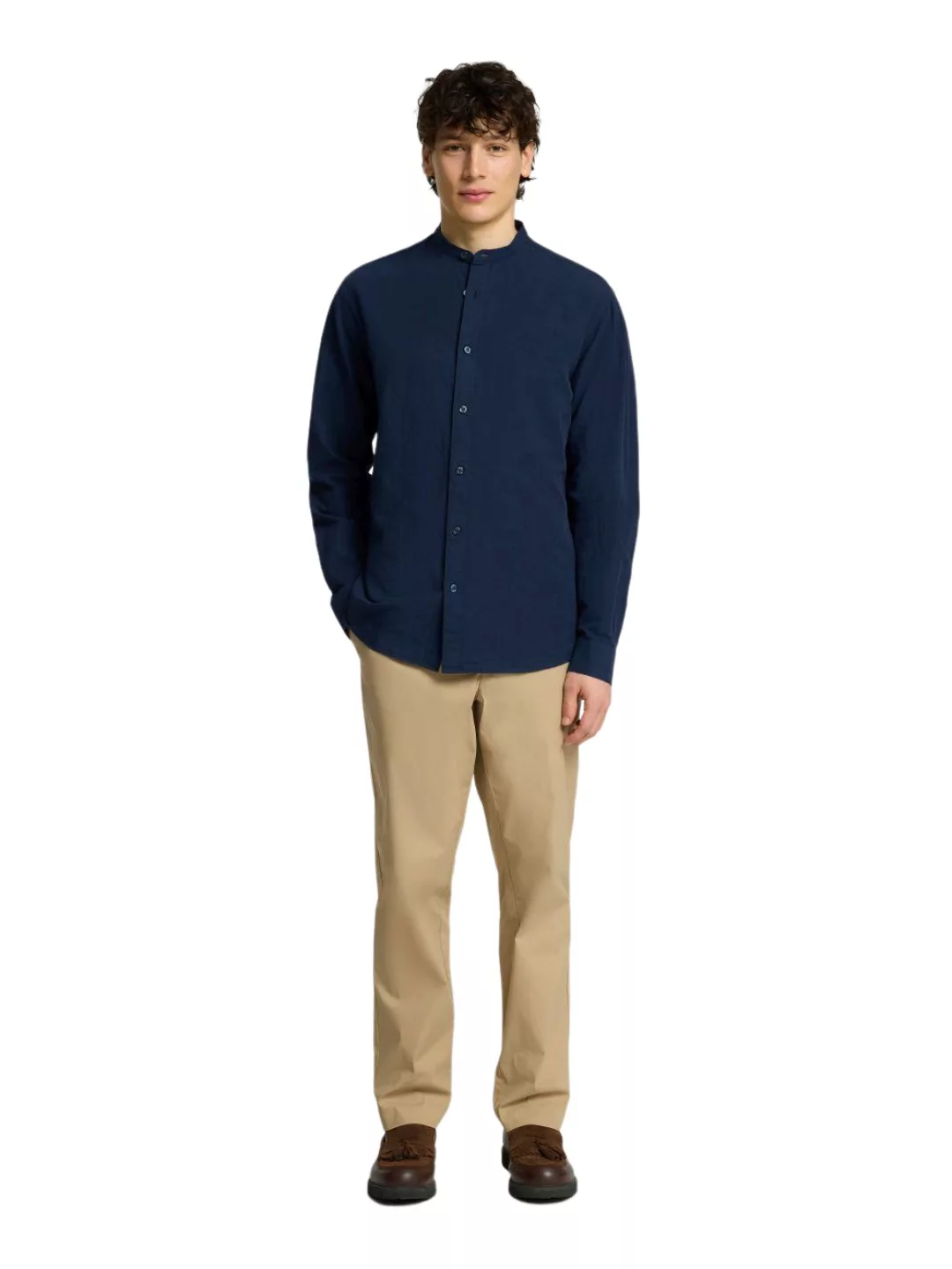 Selected Homme Herren Freizeithemd SLHREGSUN SHIRT LS BAND - Regular Fit günstig online kaufen