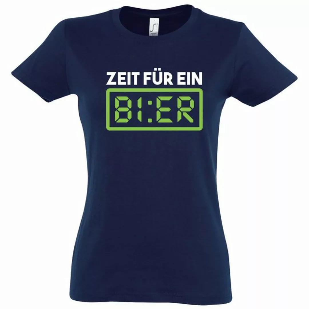 Youth Designz T-Shirt "Zeit Für Ein Bier" Damen Shirt mit lustigem Frontpri günstig online kaufen