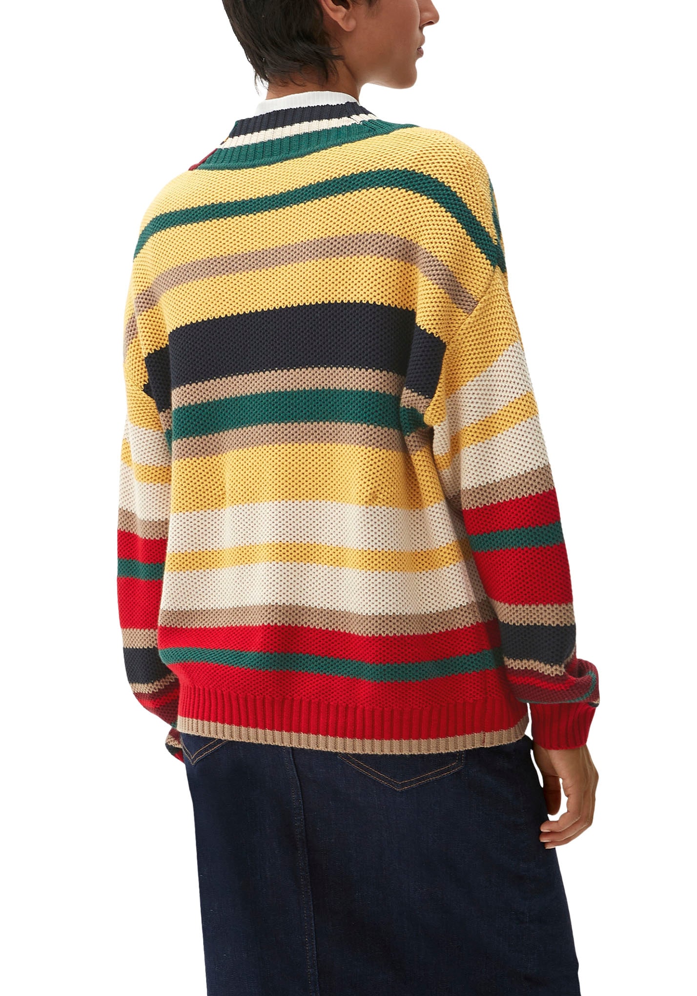 s.Oliver Strickpullover im besonderen Colorblocking-Look günstig online kaufen